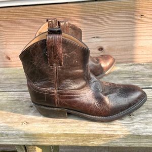 Steve Madden leather western booties